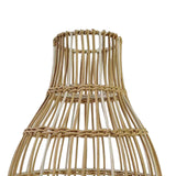 Maxbell Rattan Lampshade Handmade Decoration for Hanging Light, Floor Lamps Teahouse 18cm x 26cm