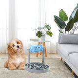 Maxbell Interactive Toys Slow Feeder Bowl Training Dog Puzzle Toys for Puppy Cat Blue