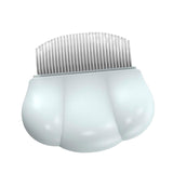 Maxbell Cat Hair Removal Massaging Shell Comb Cat Comb for Shedding for Matted Hair Cyan