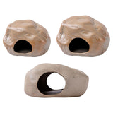 Maxbell Hamster Cave Landscaping Indoor Outdoor Pets Hideout House for Mouse Dwarf 12.5cmx13.5cmx8.5cm
