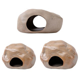 Maxbell Hamster Cave Landscaping Indoor Outdoor Pets Hideout House for Mouse Dwarf 12.5cmx13.5cmx8.5cm