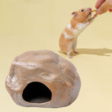 Maxbell Hamster Cave Landscaping Indoor Outdoor Pets Hideout House for Mouse Dwarf 12.5cmx13.5cmx8.5cm