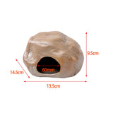 Maxbell Hamster Cave Landscaping Indoor Outdoor Pets Hideout House for Mouse Dwarf 13.5cmx14.5cmx9.5cm