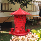 Maxbell Hummingbird Feeder Lightweight 3 Feeder Ports for Outside Birds