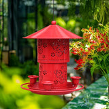 Maxbell Hummingbird Feeder Lightweight 3 Feeder Ports for Outside Birds