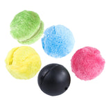 Maxbell Rolling Ball Dog Toy Electric Durable with Plush Covers Auto Rolling Ball 1 Ball 4 Covers