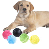 Maxbell Rolling Ball Dog Toy Electric Durable with Plush Covers Auto Rolling Ball 1 Ball 4 Covers