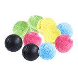 Maxbell Rolling Ball Dog Toy Electric Durable with Plush Covers Auto Rolling Ball 2 Balls 8 Covers