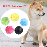 Maxbell Rolling Ball Dog Toy Electric Durable with Plush Covers Auto Rolling Ball 2 Balls 8 Covers