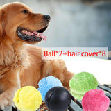 Maxbell Rolling Ball Dog Toy Electric Durable with Plush Covers Auto Rolling Ball 2 Balls 8 Covers