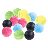 Maxbell Rolling Ball Dog Toy Electric Durable with Plush Covers Auto Rolling Ball 3 Balls 12 Covers