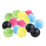 Maxbell Rolling Ball Dog Toy Electric Durable with Plush Covers Auto Rolling Ball 3 Balls 12 Covers