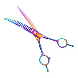 Maxbell Down Curved Chunker Shears Hair Cutting Stainless Steel Hair Trimming Tool 7 Inch