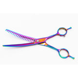 Maxbell Down Curved Chunker Shears Hair Cutting Stainless Steel Hair Trimming Tool 6.5 Inch