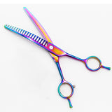 Maxbell Down Curved Chunker Shears Hair Cutting Stainless Steel Hair Trimming Tool 6.5 Inch