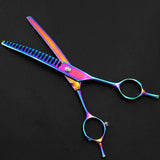 Maxbell Down Curved Chunker Shears Hair Cutting Stainless Steel Hair Trimming Tool 6.5 Inch
