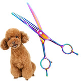 Maxbell Down Curved Chunker Shears Hair Cutting Stainless Steel Hair Trimming Tool 6.5 Inch