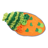 Maxbell Durable Pet Snuffle Pad Sniffing Mat feed Game for Boredom Dogs Sniff Pad
