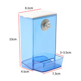 Maxbell Bird Feeder for Cage Viewing for Lovebirds Budgies Small to Medium Birds