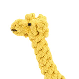 Maxbell Dog Chew Rope Toy Rope Knot Durable for Aggressive Chewers Giraffe Shaped