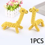 Maxbell Dog Chew Rope Toy Rope Knot Durable for Aggressive Chewers Giraffe Shaped