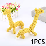 Maxbell Dog Chew Rope Toy Rope Knot Durable for Aggressive Chewers Giraffe Shaped