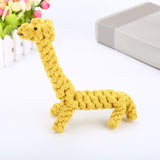 Maxbell Dog Chew Rope Toy Rope Knot Durable for Aggressive Chewers Giraffe Shaped