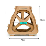 Maxbell Pet Cat Running Wheel Exercise Treadmill Corrugated Play Toy for Workout