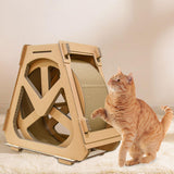 Maxbell Pet Cat Running Wheel Exercise Treadmill Corrugated Play Toy for Workout