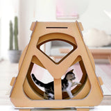 Maxbell Pet Cat Running Wheel Exercise Treadmill Corrugated Play Toy for Workout