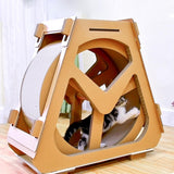 Maxbell Pet Cat Running Wheel Exercise Treadmill Corrugated Play Toy for Workout
