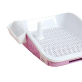 Maxbell Puppy Toilet Dog Mat Keep Clean Splashproof for Pet Training Pink