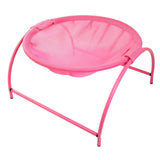 Maxbell Stylish Round Soft Cat Hammock Comfortable Detachable for Playing Sleeping Pink