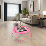 Maxbell Stylish Round Soft Cat Hammock Comfortable Detachable for Playing Sleeping Pink
