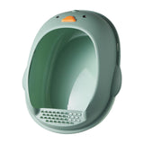 Maxbell Cat Litter Boxes Indoor Cats Semi Enclosed for Bunny Kitten Small Animals Green