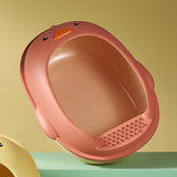Maxbell Cat Litter Boxes Indoor Cats Semi Enclosed for Bunny Kitten Small Animals Pink