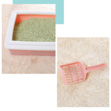 Maxbell Pet Litter Tray Potty Toilet Open Top Cat Litter Box High Sides for Kitten Pink