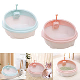 Maxbell Cat Litter Box Anti Splashing Privacy Walls Comfortable Cat Sandbox Durable green