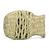 Maxbell Rabbit Grass House Nest Hay Bed Breathable Hideout for Chinchillas Rats Mice