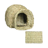 Maxbell Rabbit Grass House Nest Hay Bed Breathable Hideout for Chinchillas Rats Mice