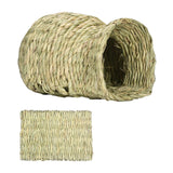 Maxbell Rabbit Grass House Nest Hay Bed Breathable Hideout for Chinchillas Rats Mice
