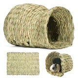 Maxbell Rabbit Grass House Nest Hay Bed Breathable Hideout for Chinchillas Rats Mice