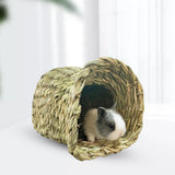 Maxbell Rabbit Grass House Nest Hay Bed Breathable Hideout for Chinchillas Rats Mice