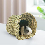 Maxbell Rabbit Grass House Nest Hay Bed Breathable Hideout for Chinchillas Rats Mice