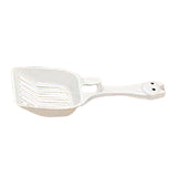 Maxbell Cat Litter Box with Scoop Detachable Tall Kitty Litter Pan Cat Toilet Orange Dark Blue M