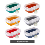 Maxbell Cat Litter Box Potty Toilet Removable Large Pet Litter Tray Easy to Clean Large Green