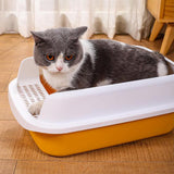 Maxbell Cat Litter Box Potty Toilet Removable Large Pet Litter Tray Easy to Clean Large Green