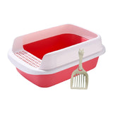 Maxbell Cat Litter Box Potty Toilet Removable Large Pet Litter Tray Easy to Clean Medium Pink