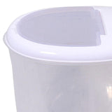 Maxbell Pet Dog Food Storage Container Large Capacity Baking Supplies Rice Bin white