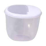 Maxbell Pet Dog Food Storage Container Large Capacity Baking Supplies Rice Bin white